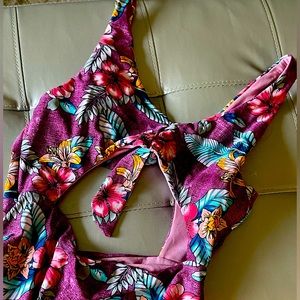 Floral One Piece Bathing Suit